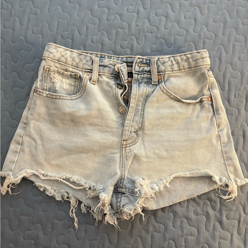 Wild Fable Light Gray Jean Shorts
